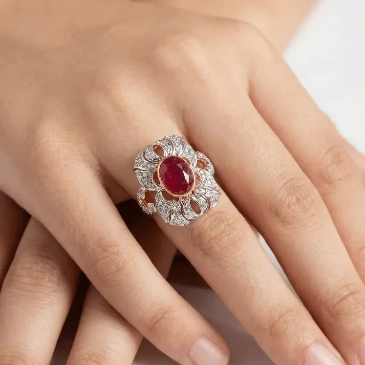 RUBY POTA DIAMOND RING