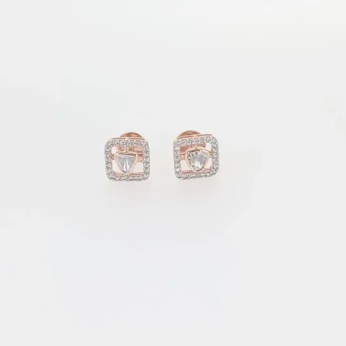 DIAMOND POLKI EARRING