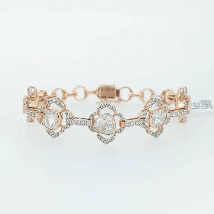DIAMOND POLKI BRACELET