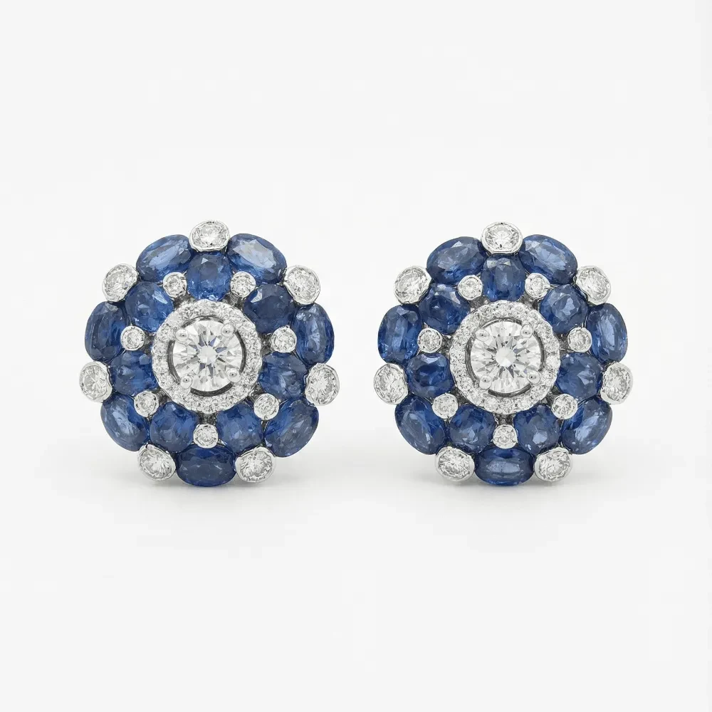 DIAMOND NILLA OVAL EARRING
