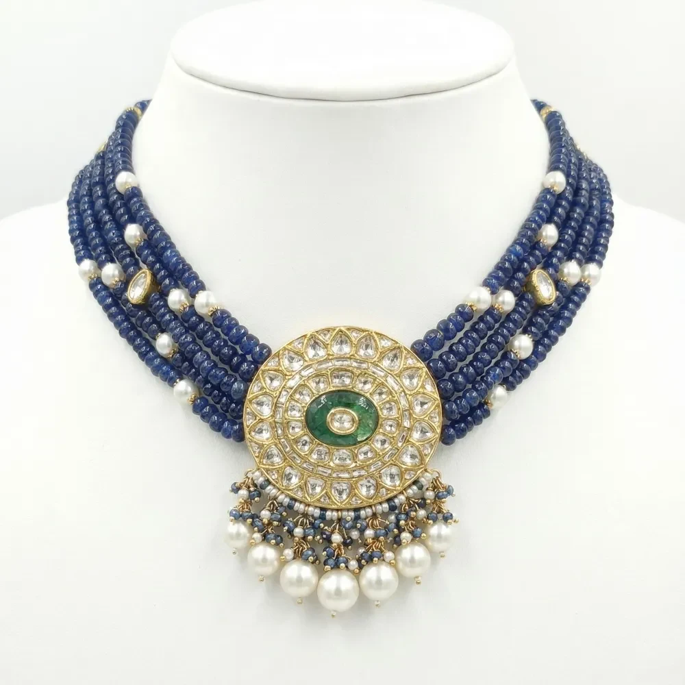 KUNDAN POLKI NECKLACE