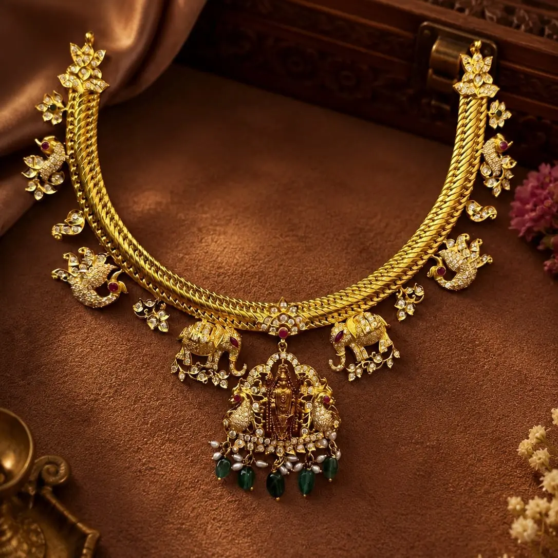 Jalebi necklace