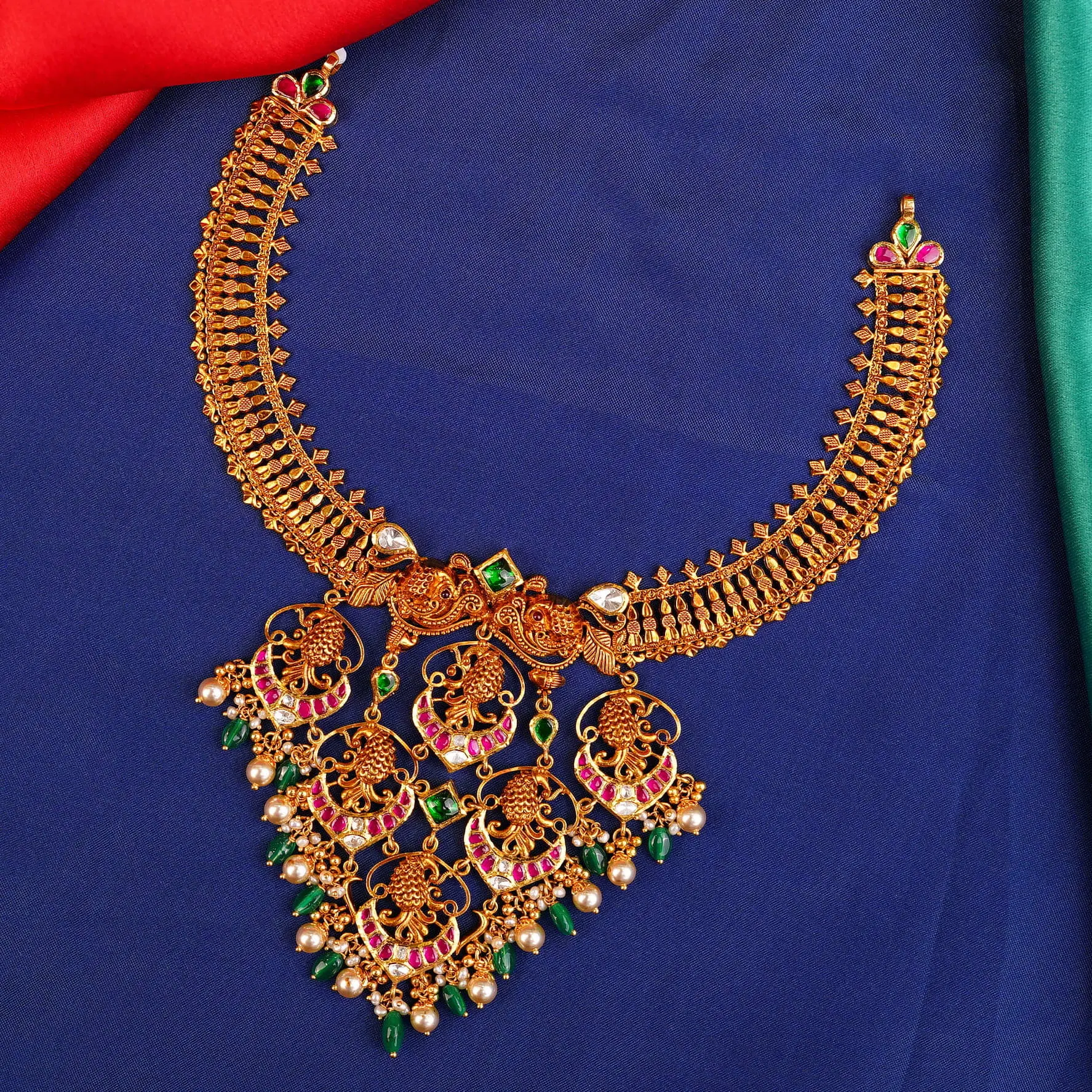 KERALA STYLE KUNDAN NECKLACE