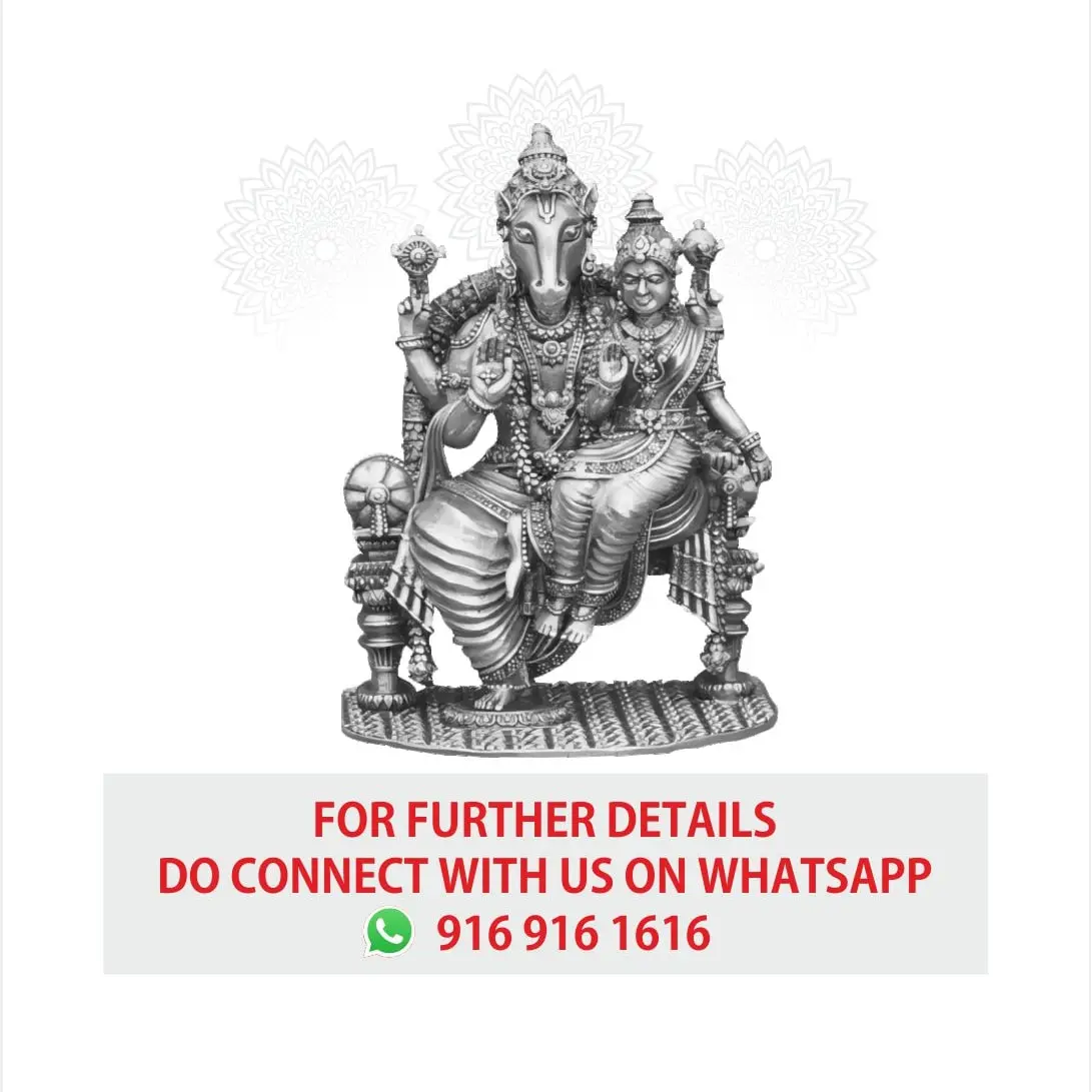 3 D Shree Lakshmi Hayagreeva Silver