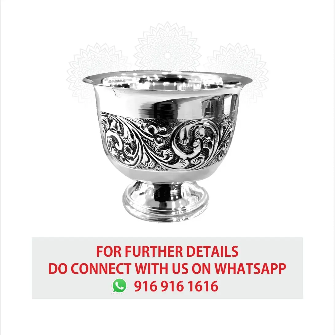 Padam Oxidise Cup Bowl Silver Idol