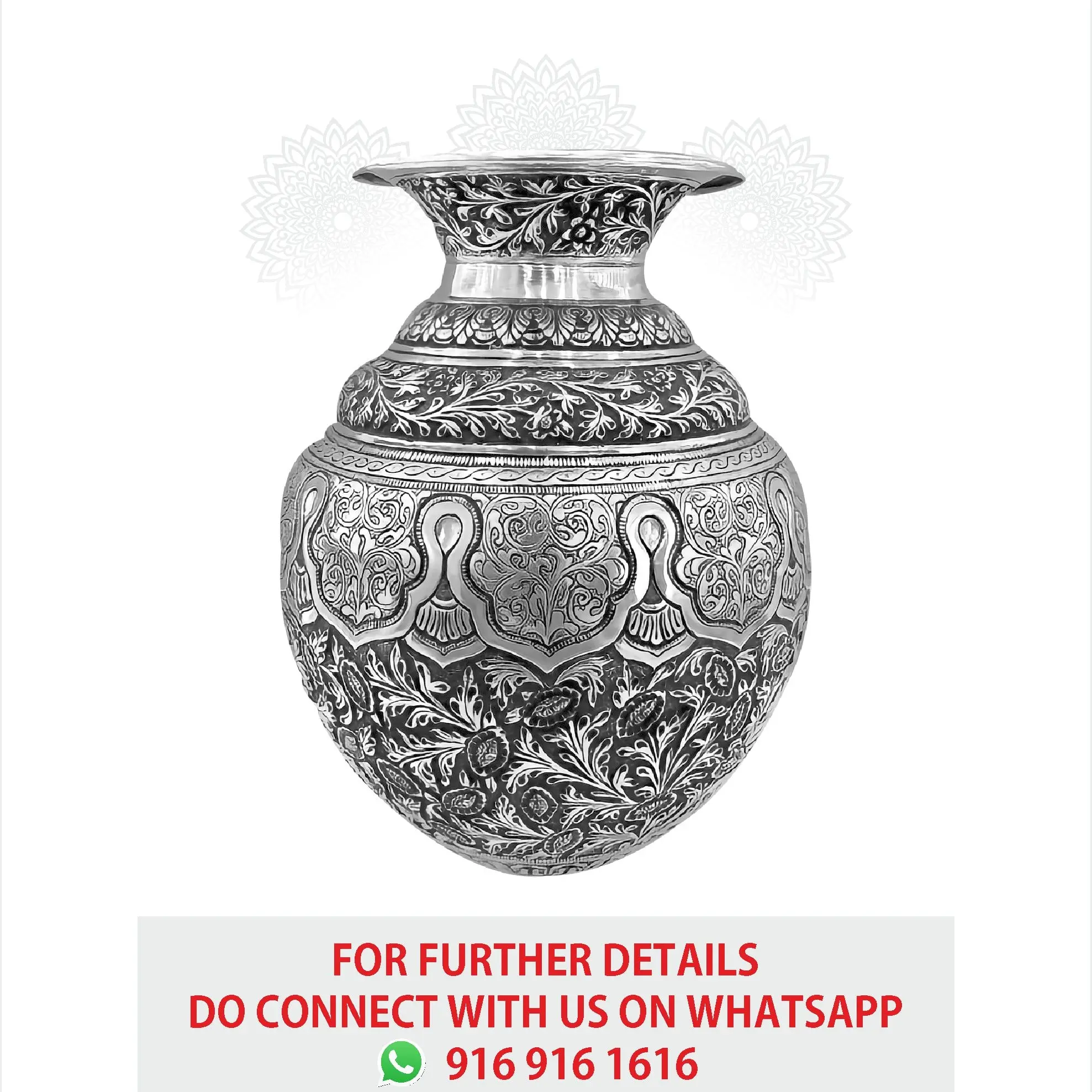 Flower Nakash Silver Flower Pot