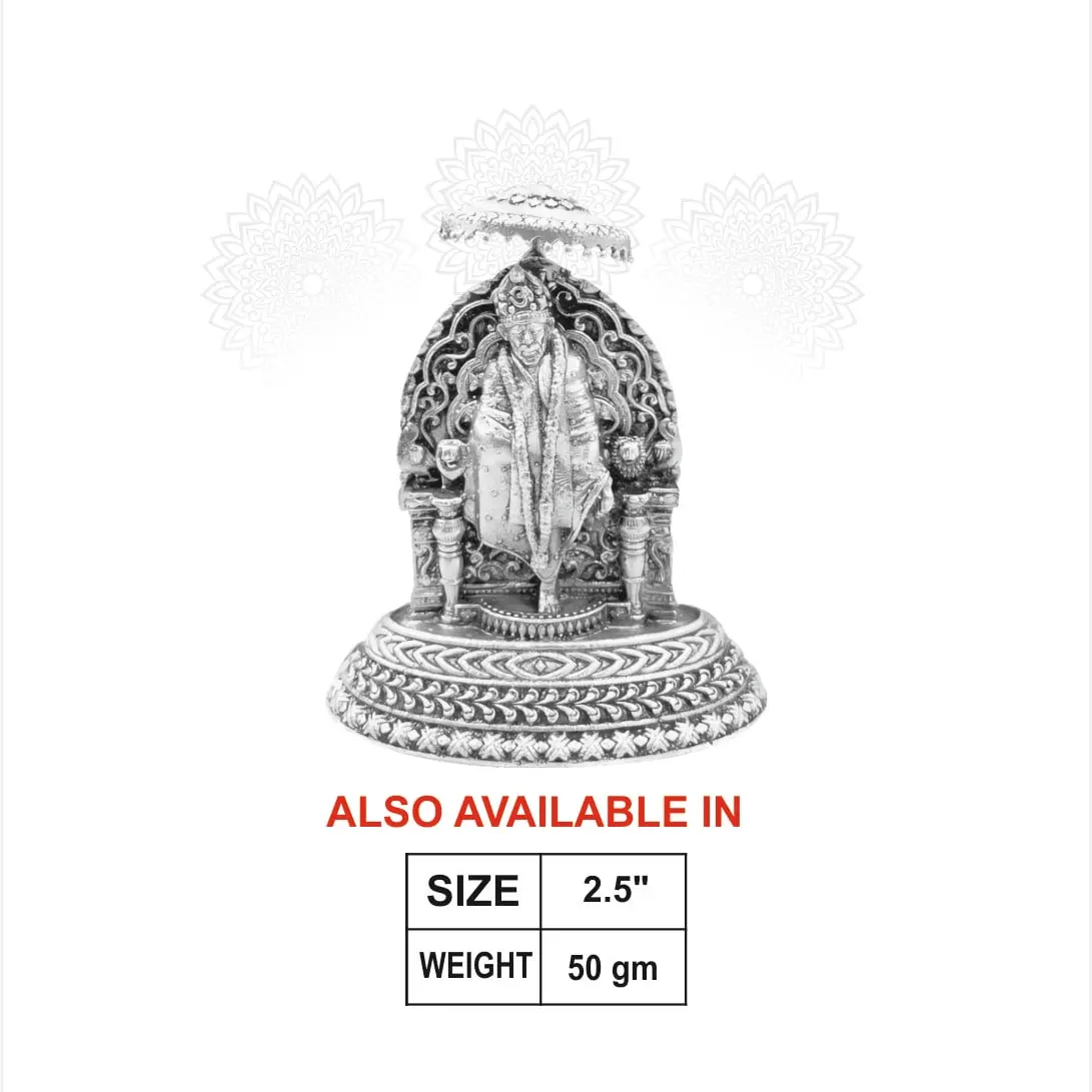 Sai Baba Silver Idol