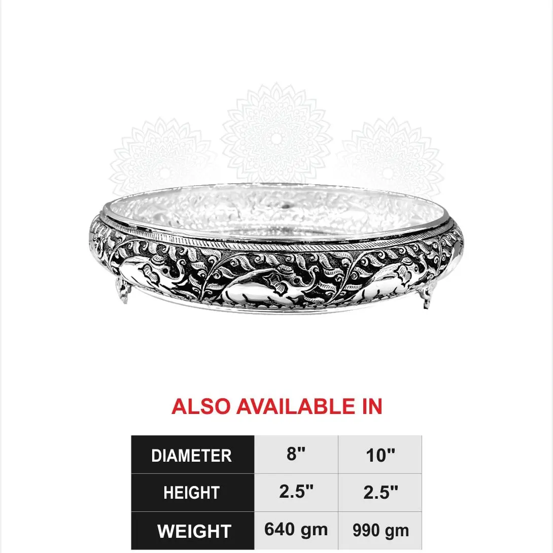 Round Elephant Nakash Tamblam With Stand