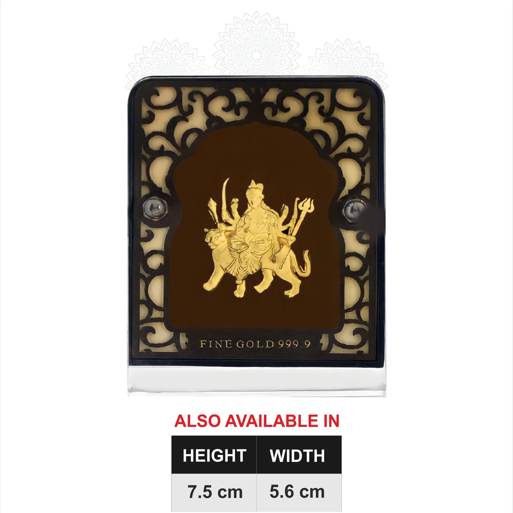 Ambe Mata Small Gold Frame