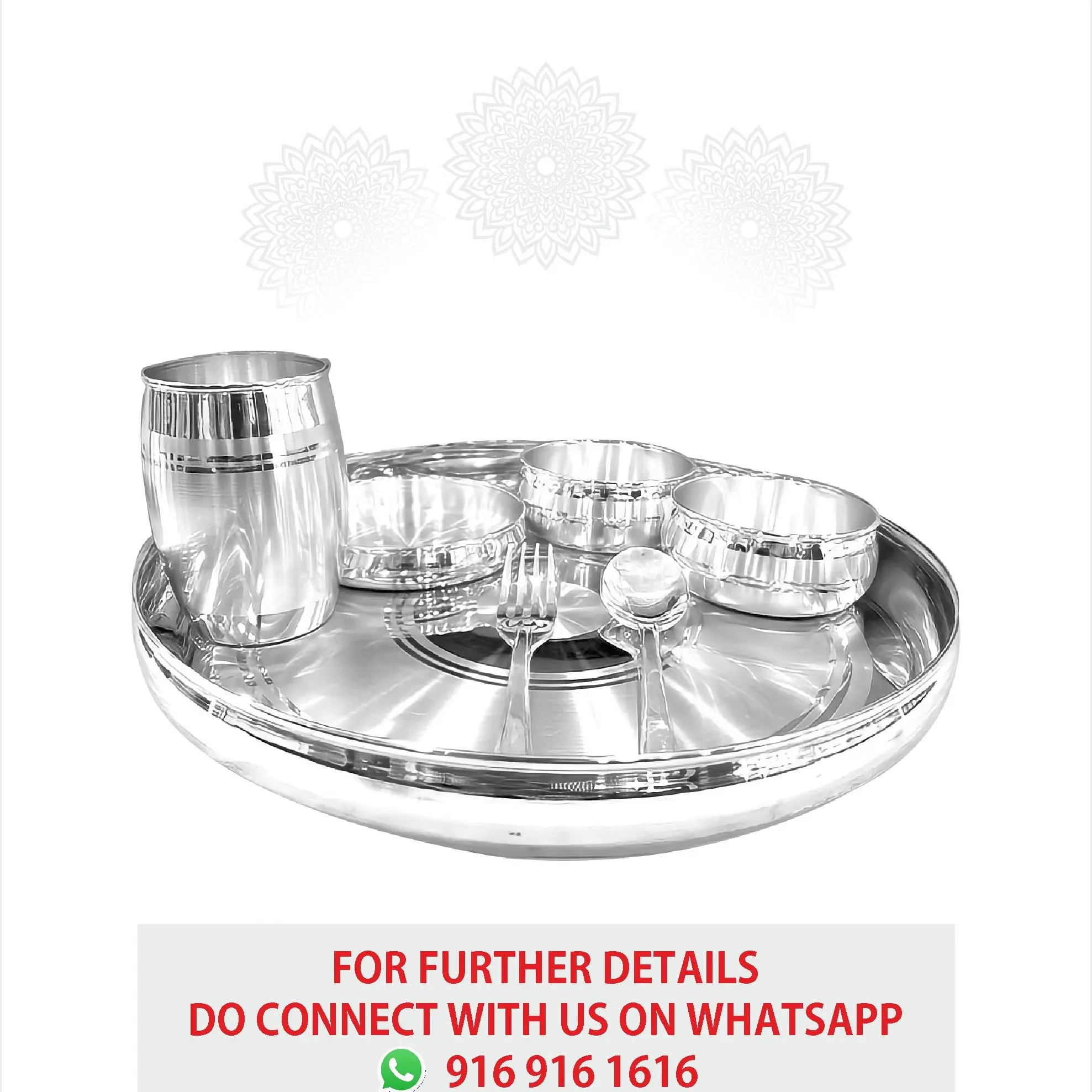 Thik Line Plain Dinner Set