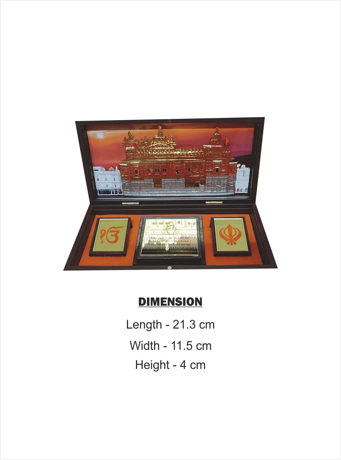 3 D Golden Temple Gift With Box