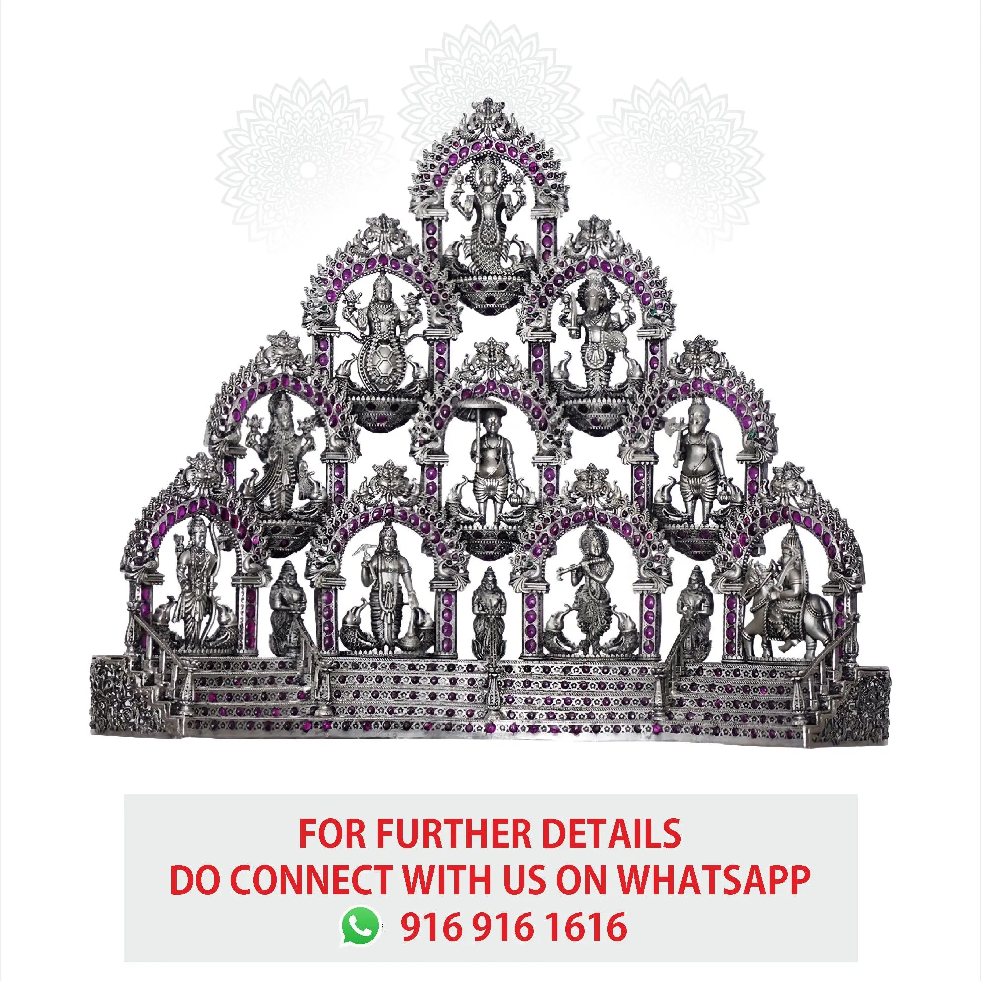 Dashavathar With Ruby Stone