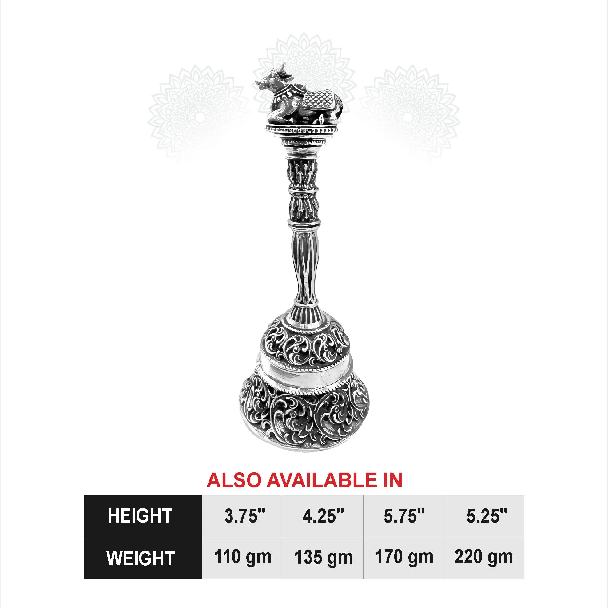 Nandi Nakash Silver Bell