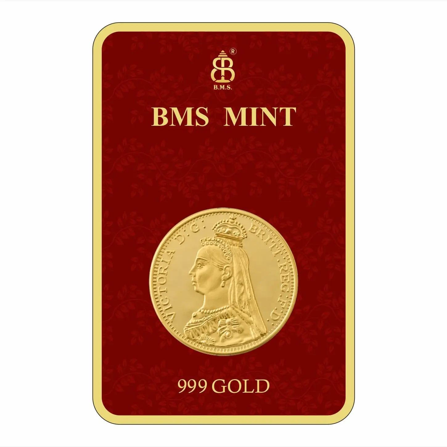 50 Mg Gold Coin Queen Victoriya Packing