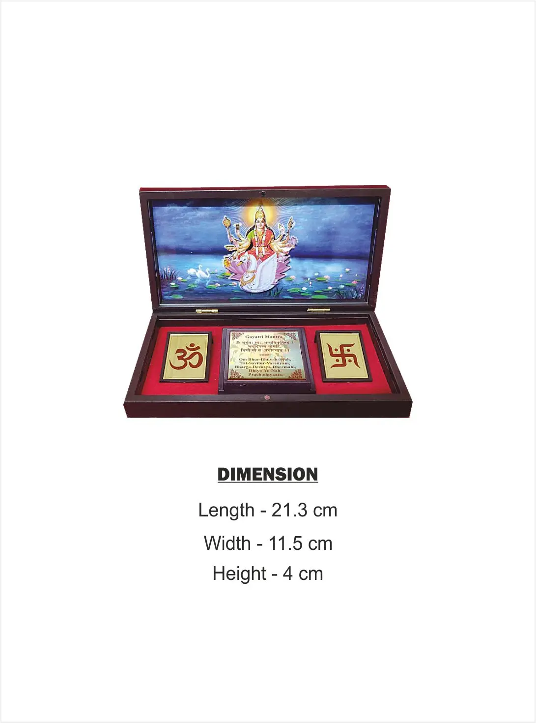 Maa Gayatri Charan Paduka Gift With Box