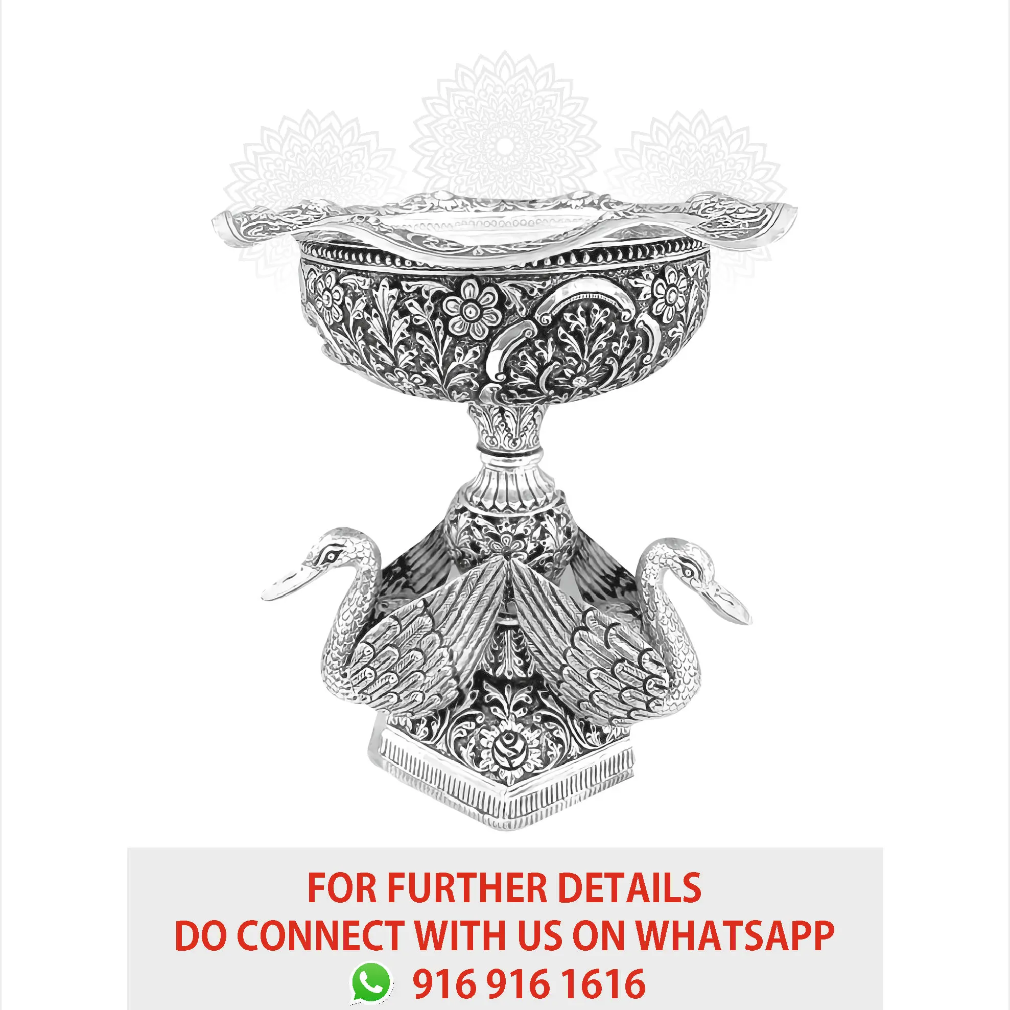 Duck Nakash Big Stand Fruit Bowl