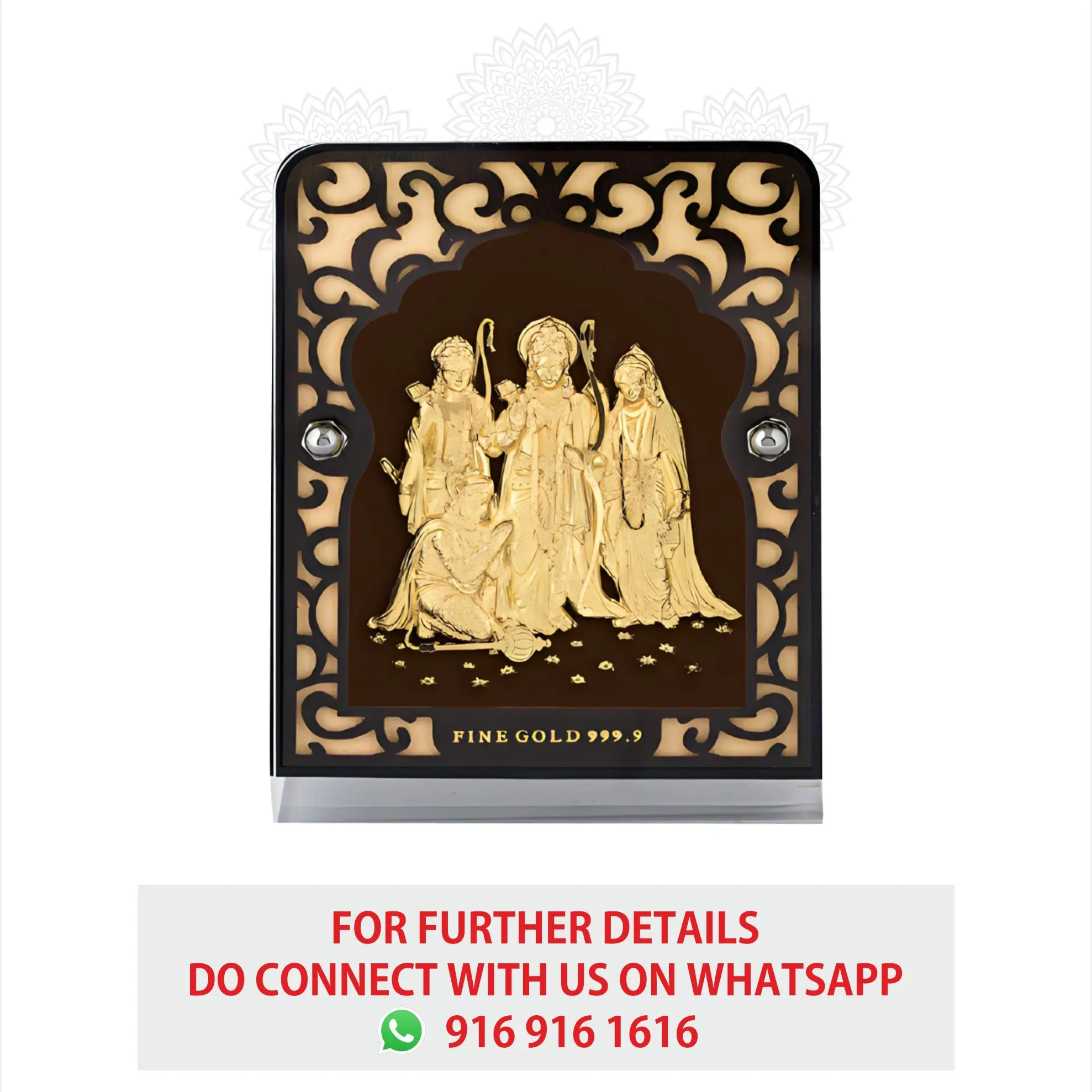 Ram Darbar Gold Frame