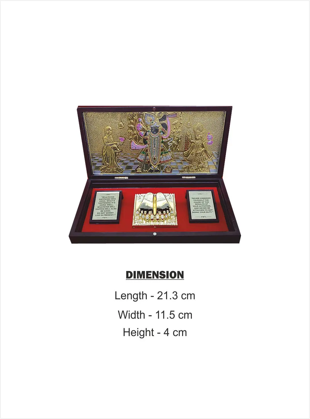 Shreenathji Charan Paduka Gift With Box