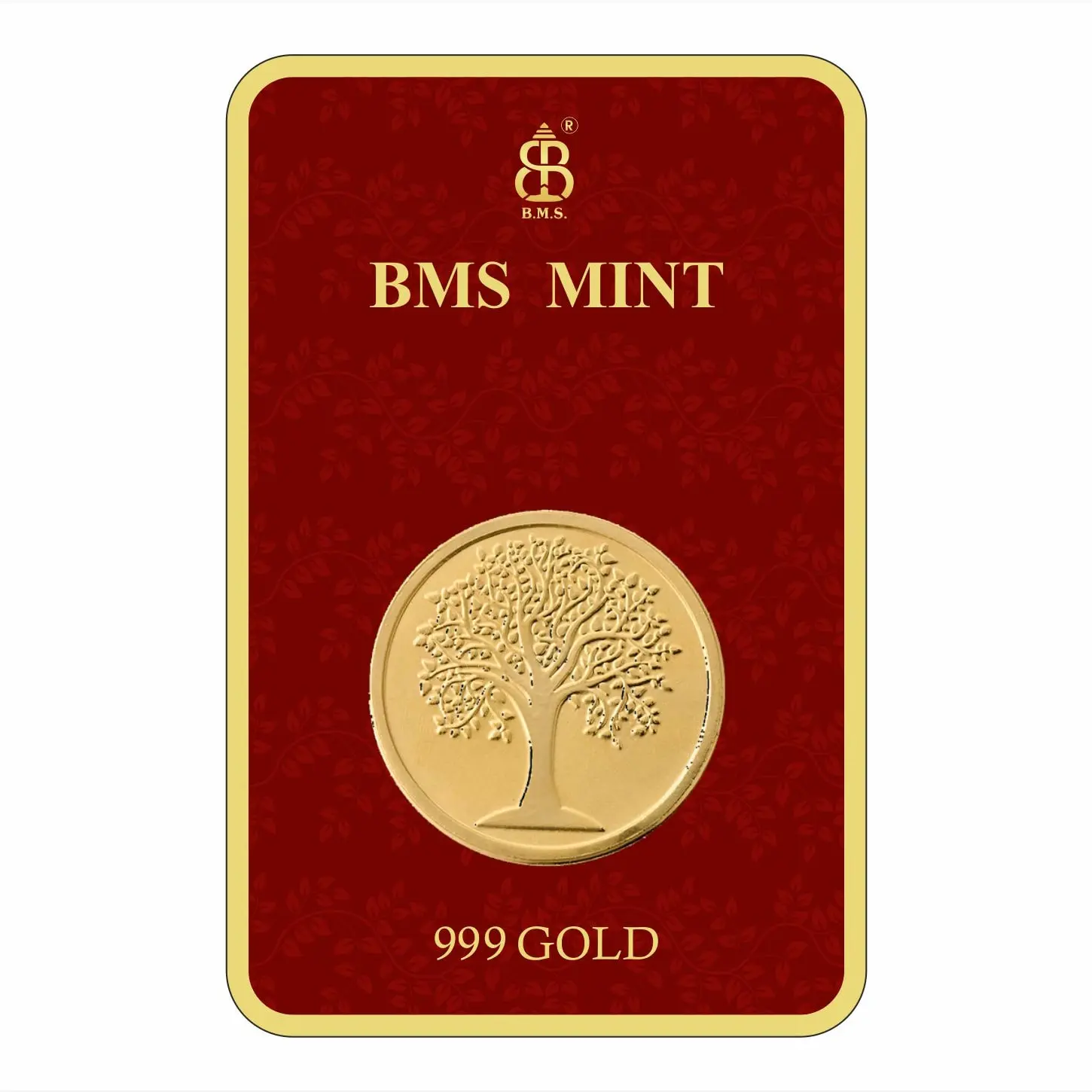 50 Mg Gold Coin Kalpavarksha Square Packing
