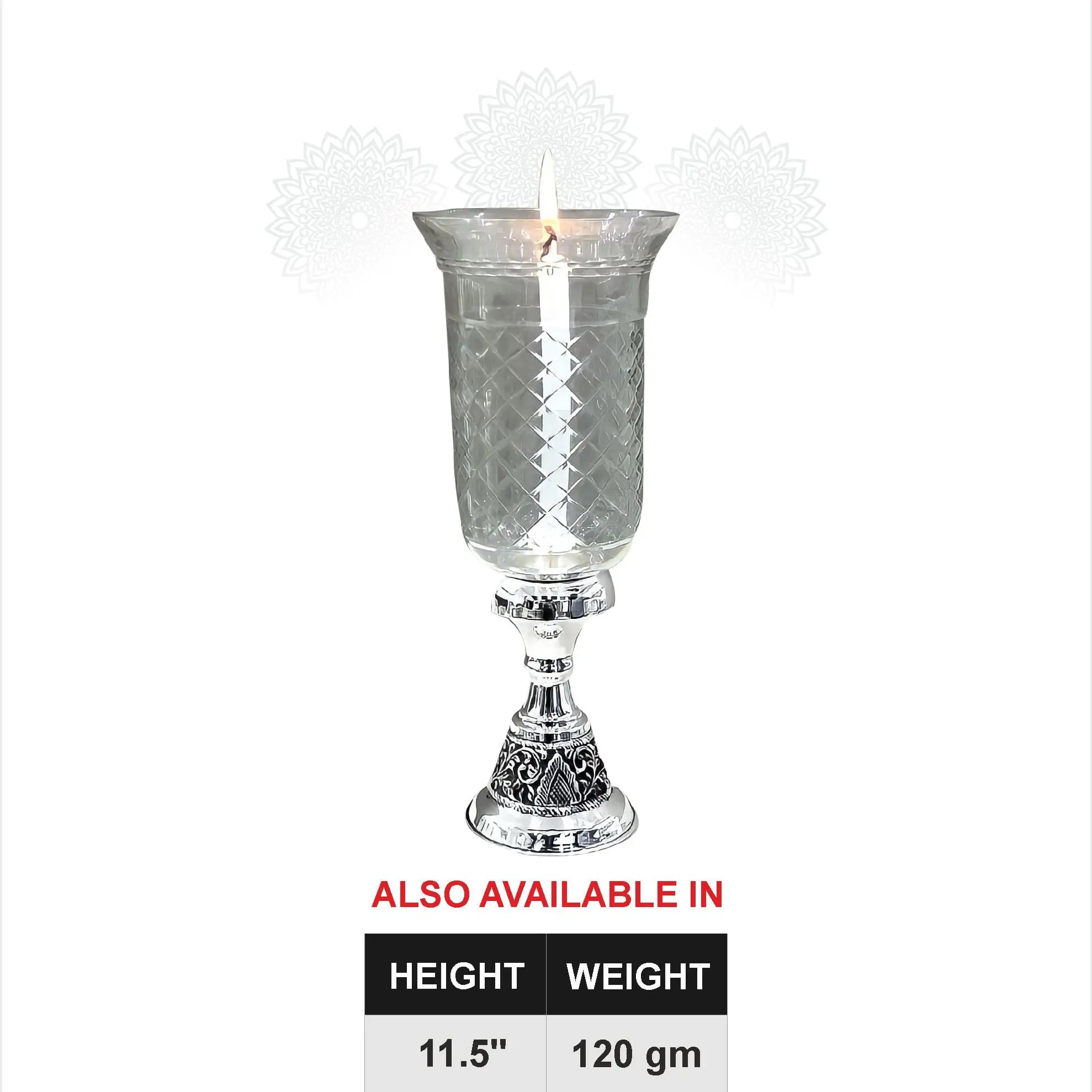 Candle Stand With Glass