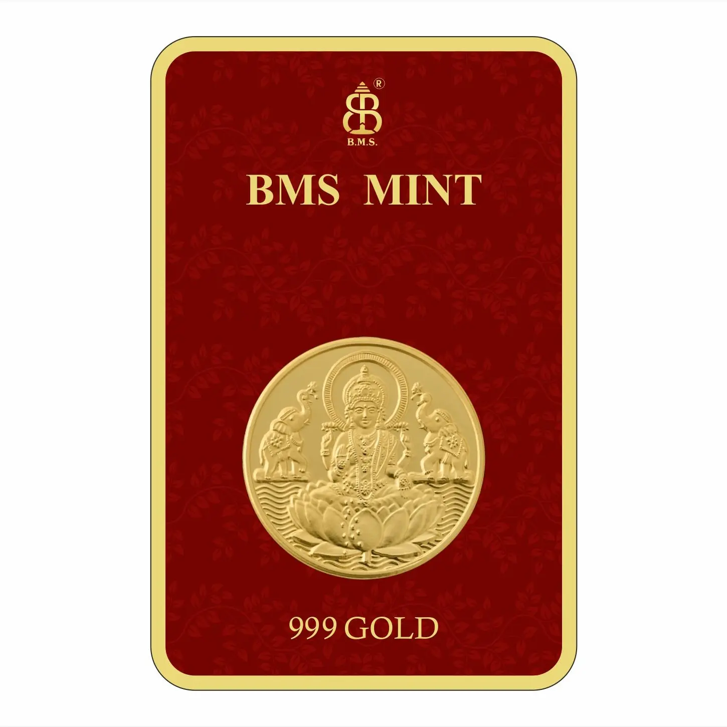 50 Mg Gold Coin Lakshami Square Packing