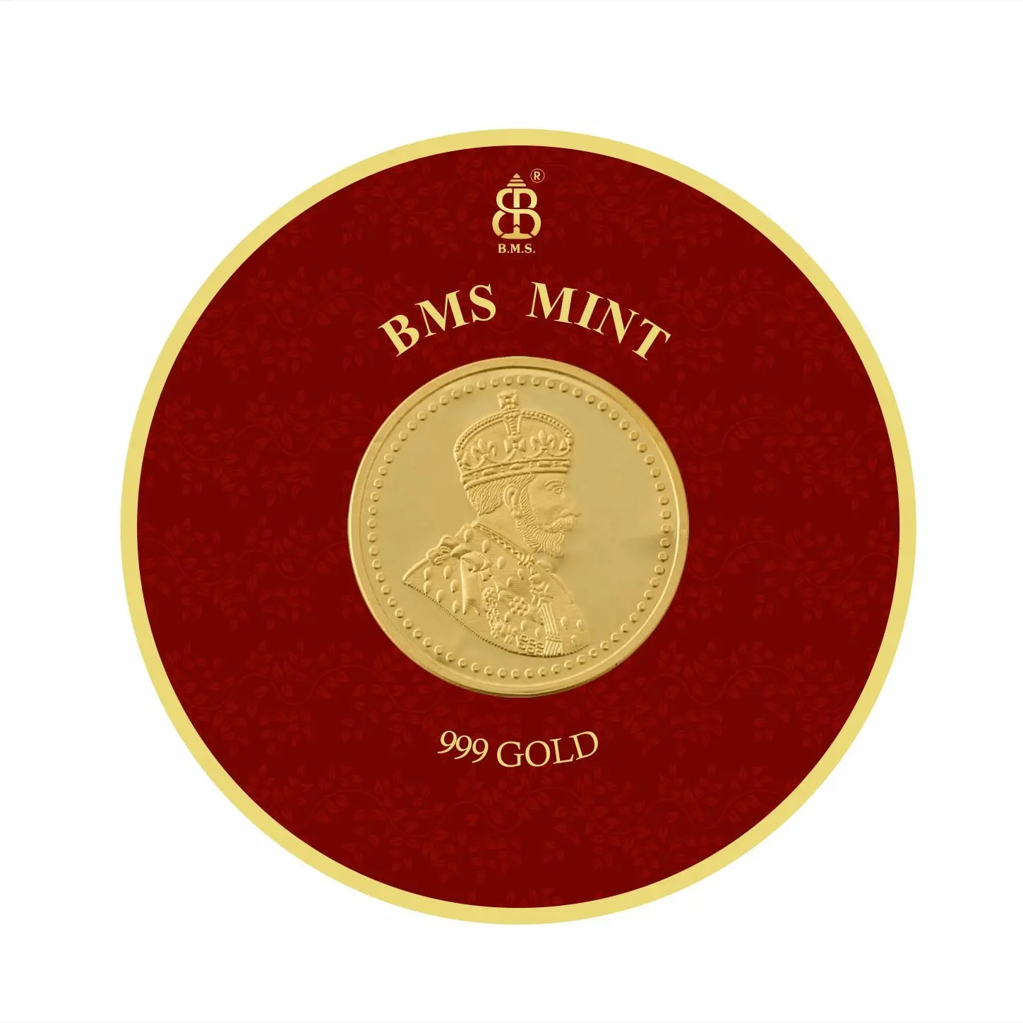 100 Mg Gold Coin King Round Packing