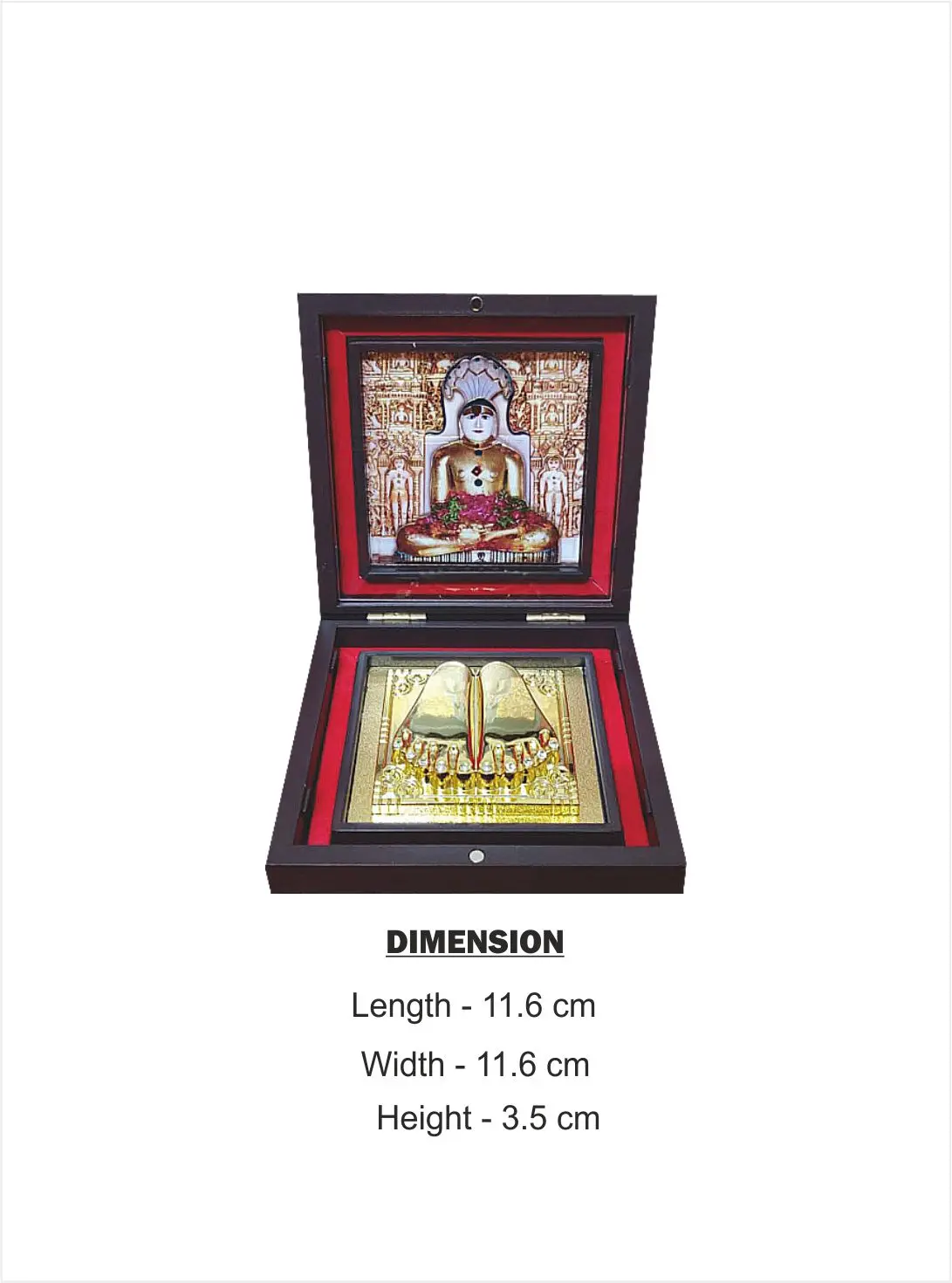 Shankeshwara Parshwanatha Charaan Paduka Gift With Box