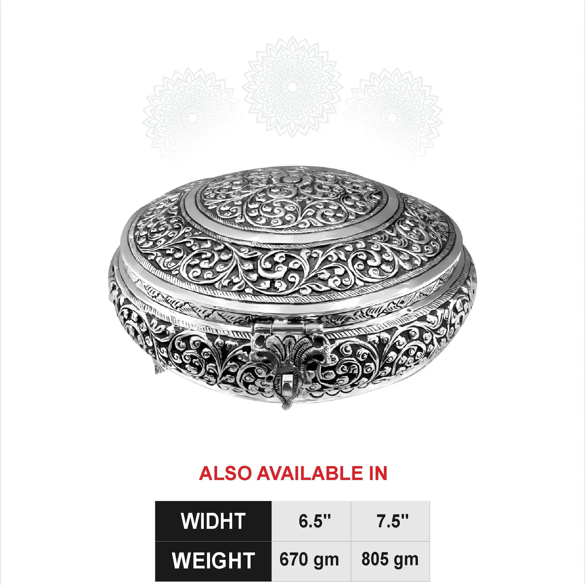 Nakash Round Dry Fruit Box