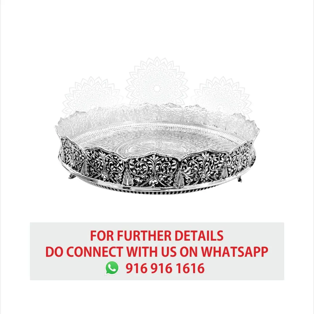 Round Leaf Nakash Tamblam With Stand