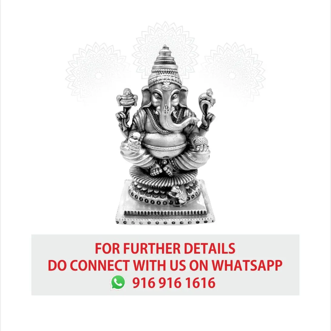 2 D Pitam South Ganesh Silver Idol