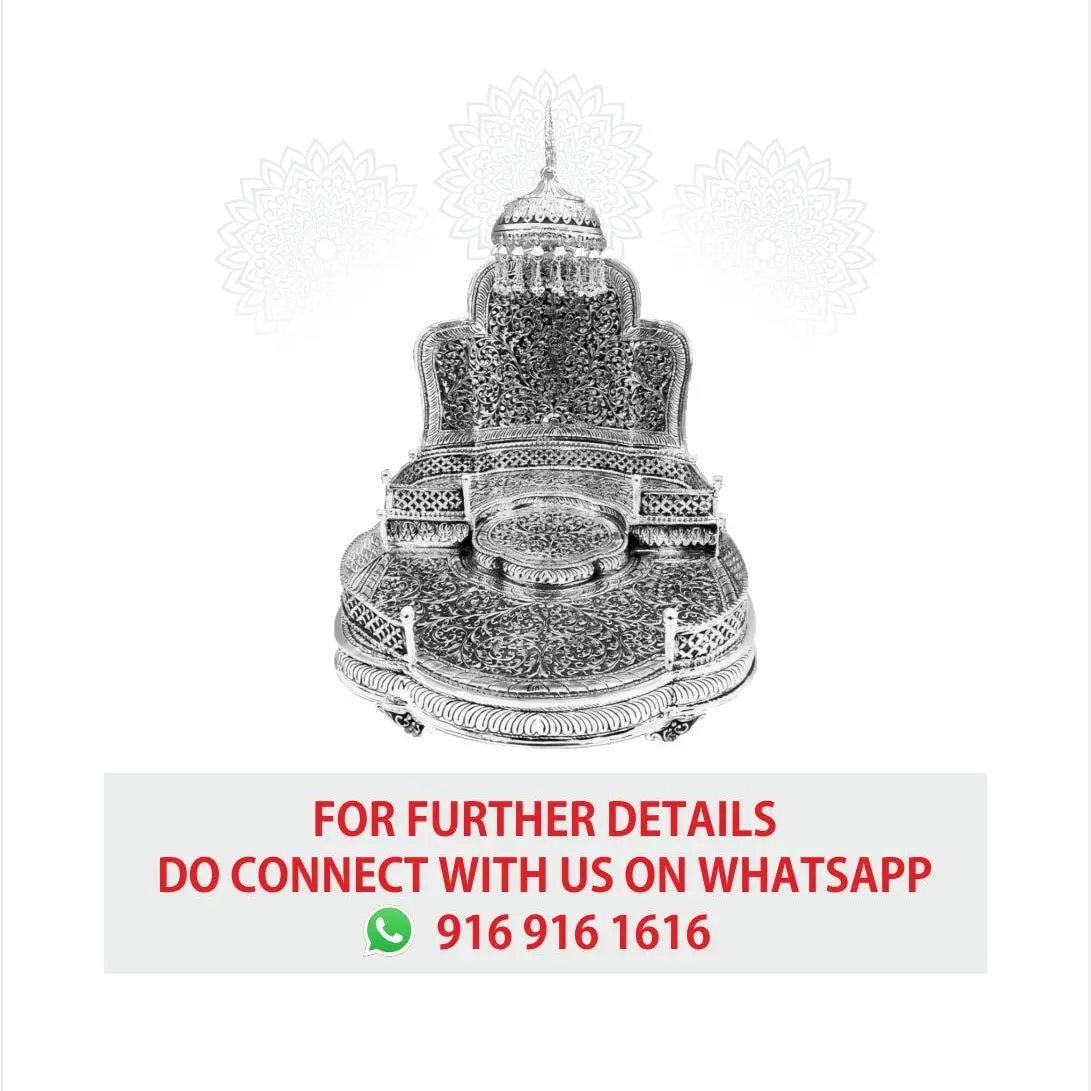 Singhasan With Chhatram Silve Idol