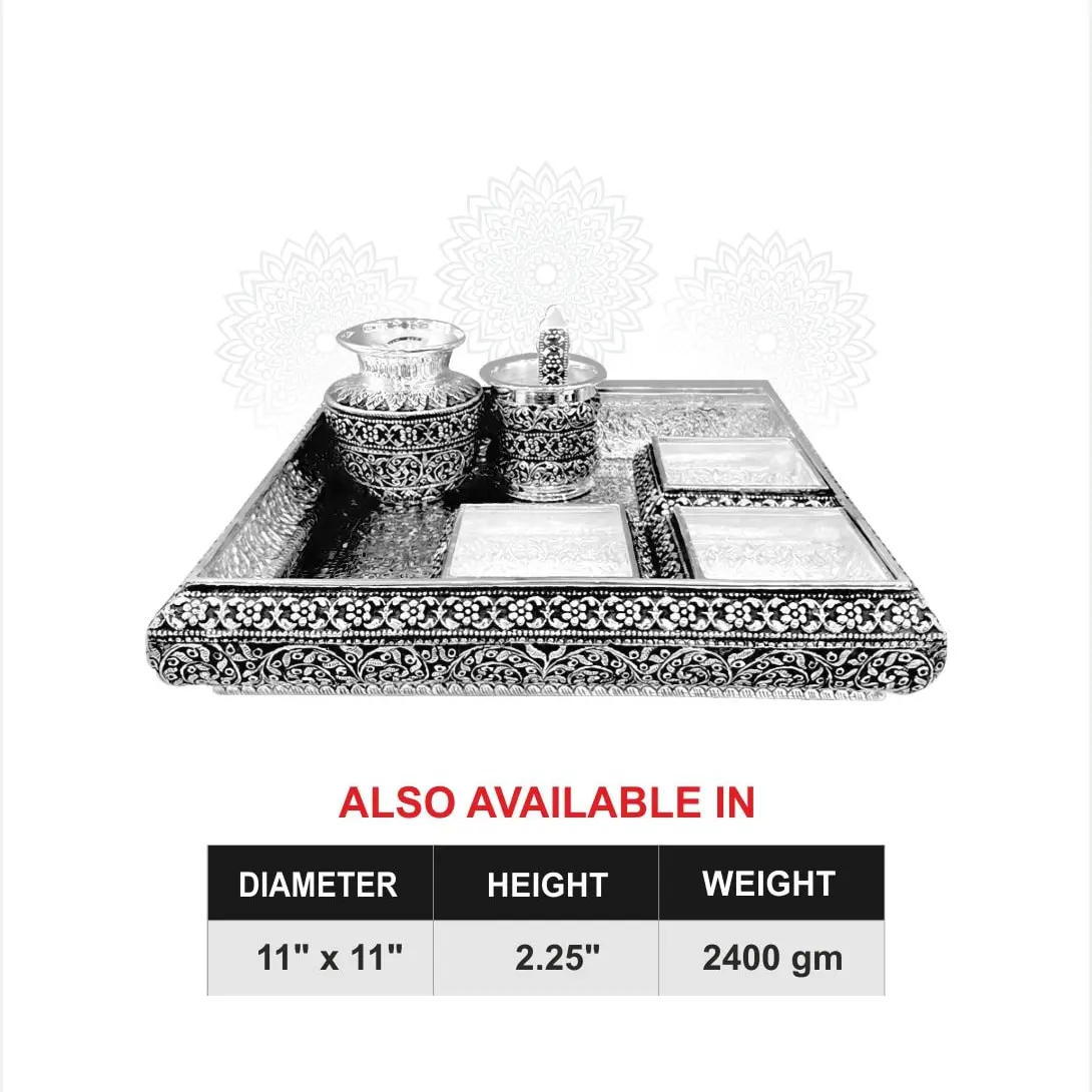 Square Pooja Set