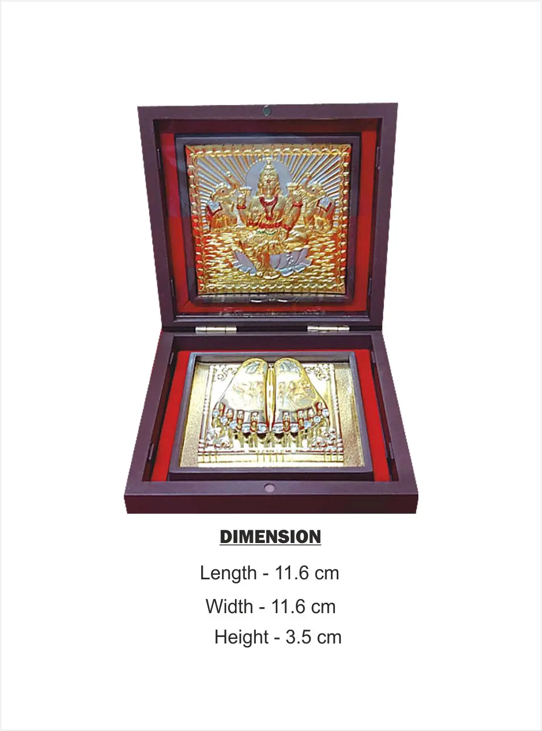 Maa Lakshmi Charan Paduka Gift With Box