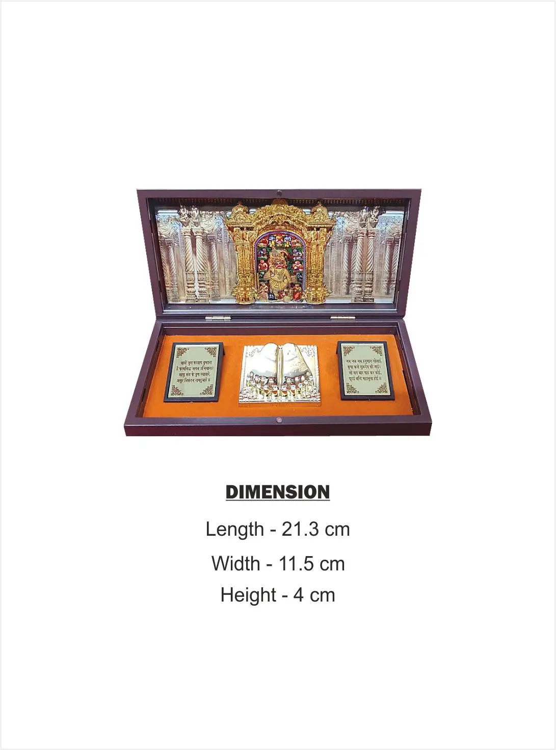 3 D Sarangpur Hanumanji Charan Paduka Gift With Box