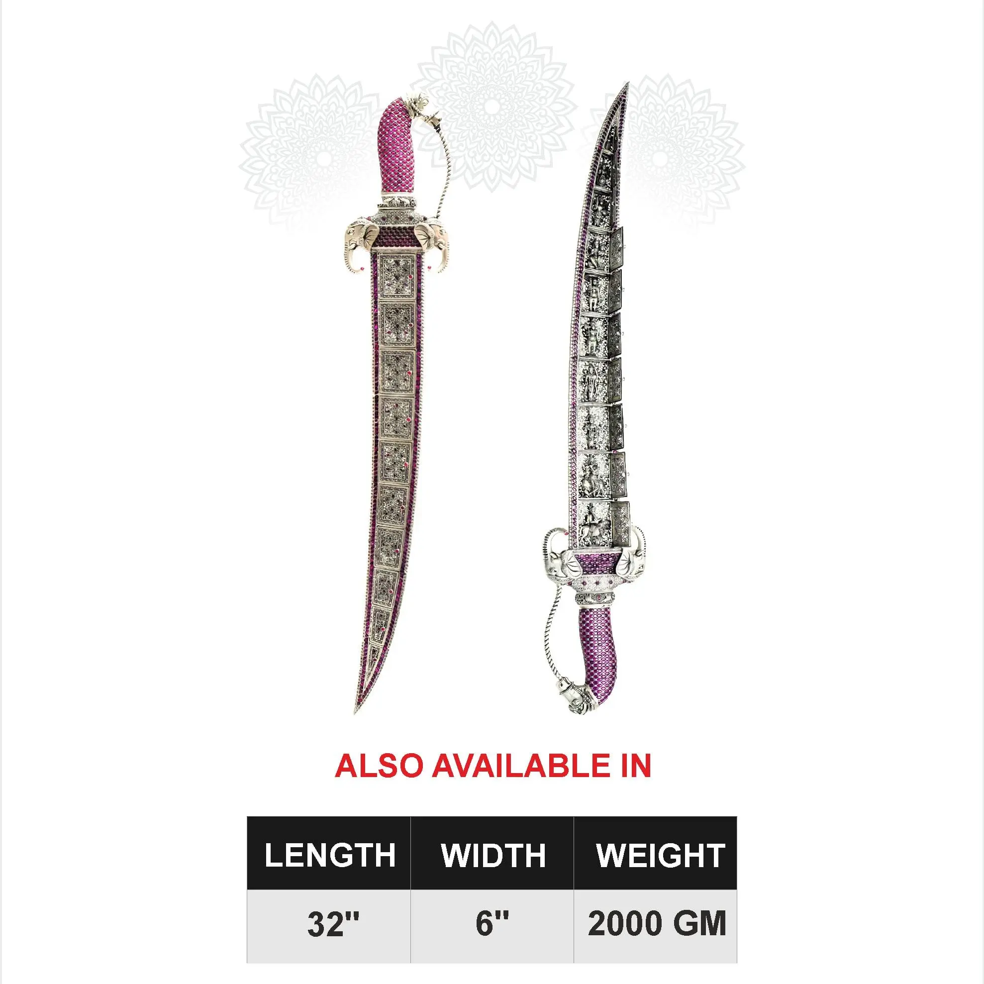 Dashavatar Kattar With Ruby Stone