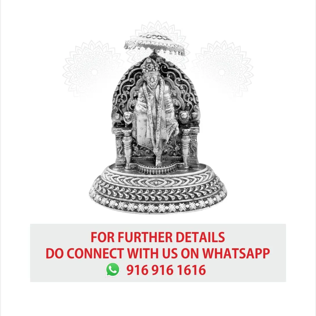 Sai Baba Silver Idol