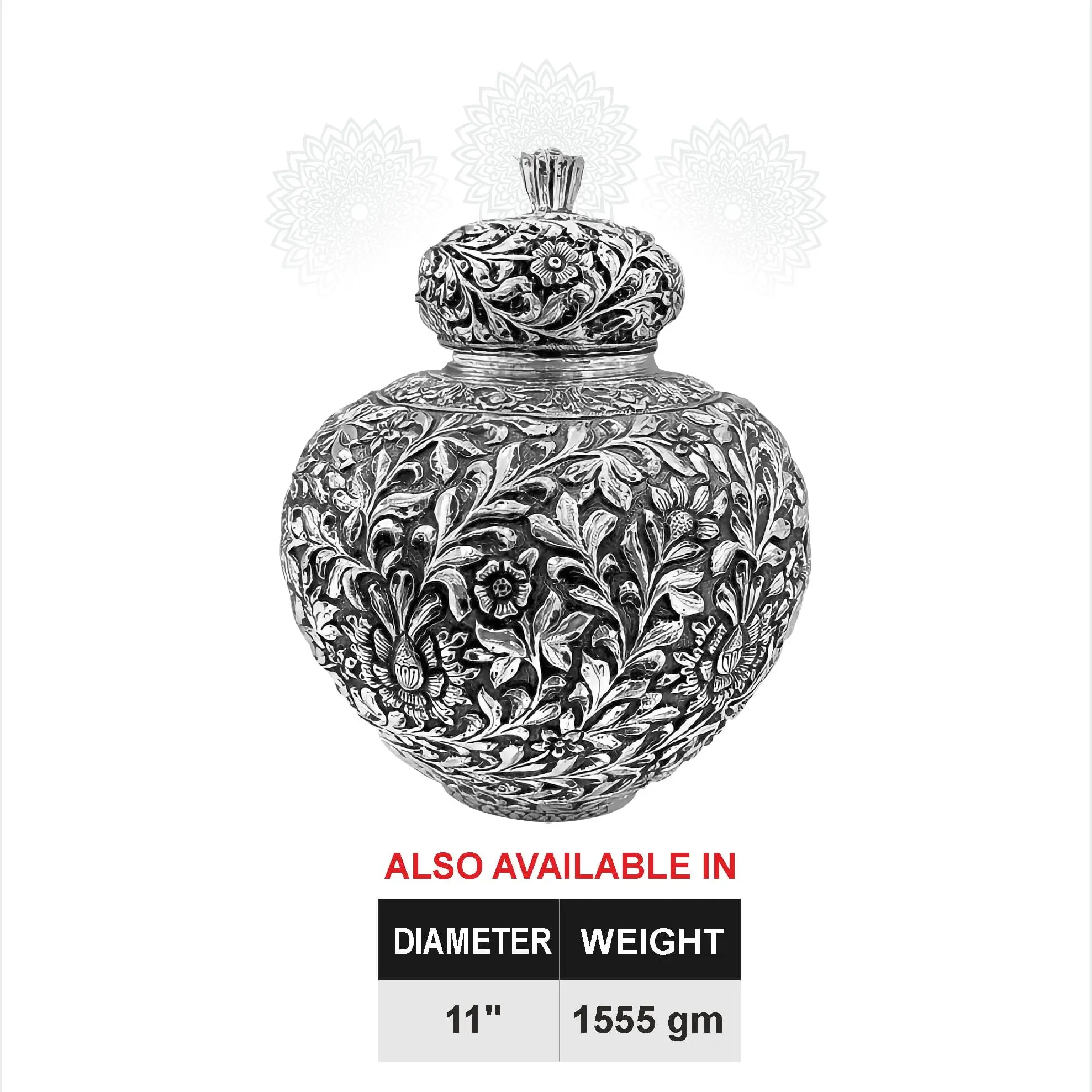 Round Nakash Flower Pot