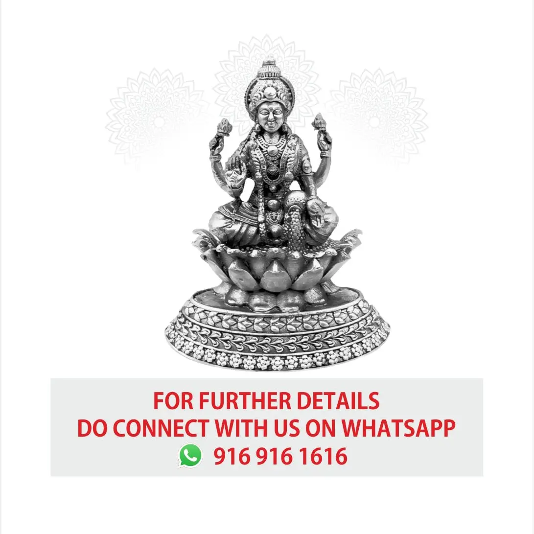 2 D Lakshmi Silver Idol