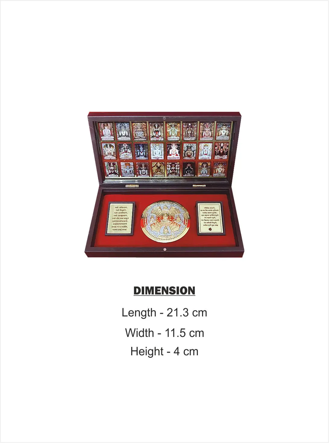 24 Thirthankar Charan Paduka Gift With Box