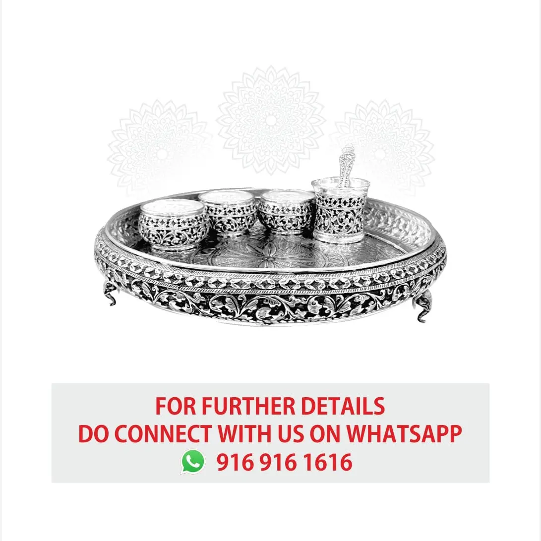 Nakash Pooja Set With Elephant Trunk