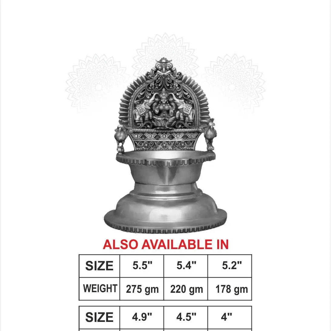 Kamakshi Deepam Silver Idol