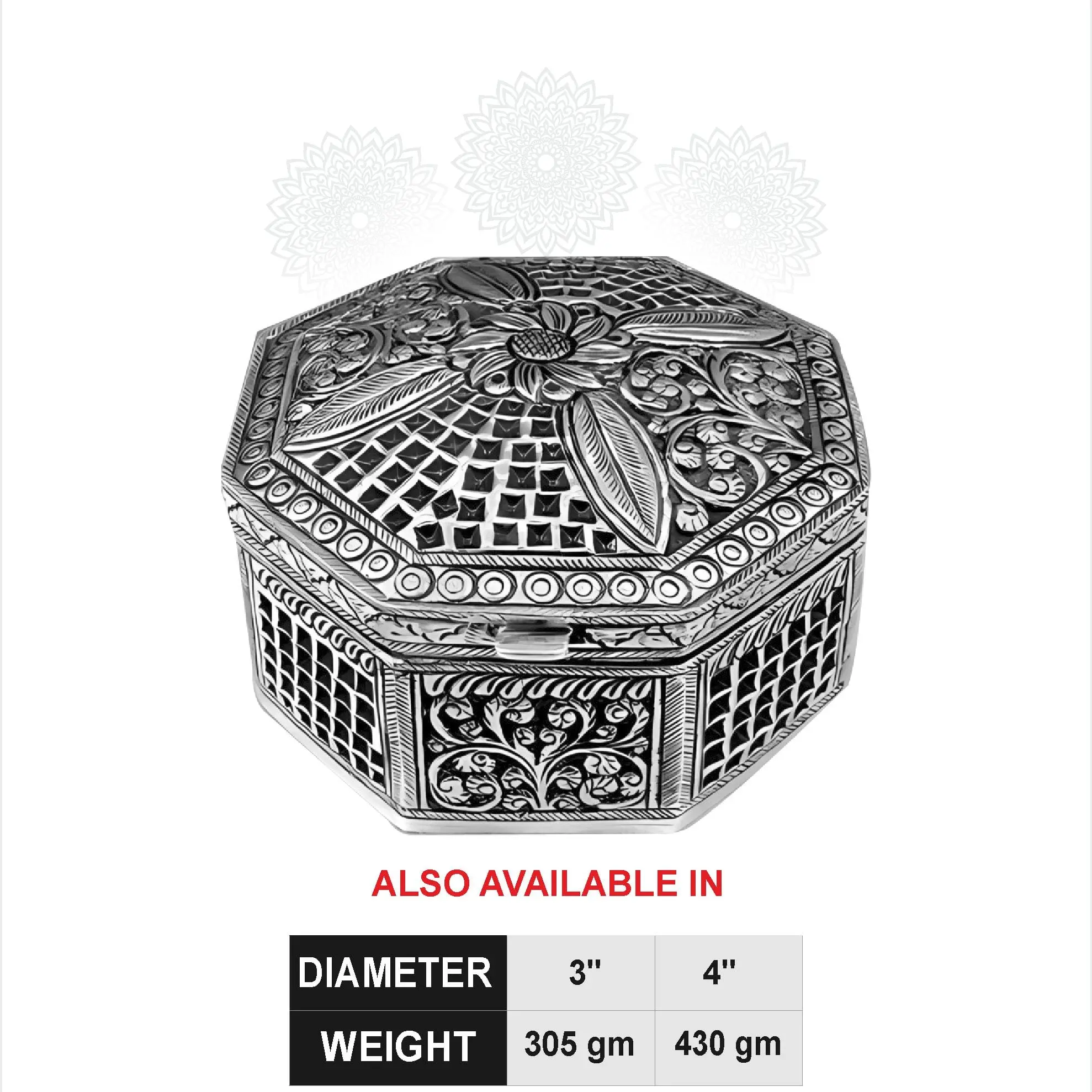 Centre Flower Nakash Dry Fruit Box
