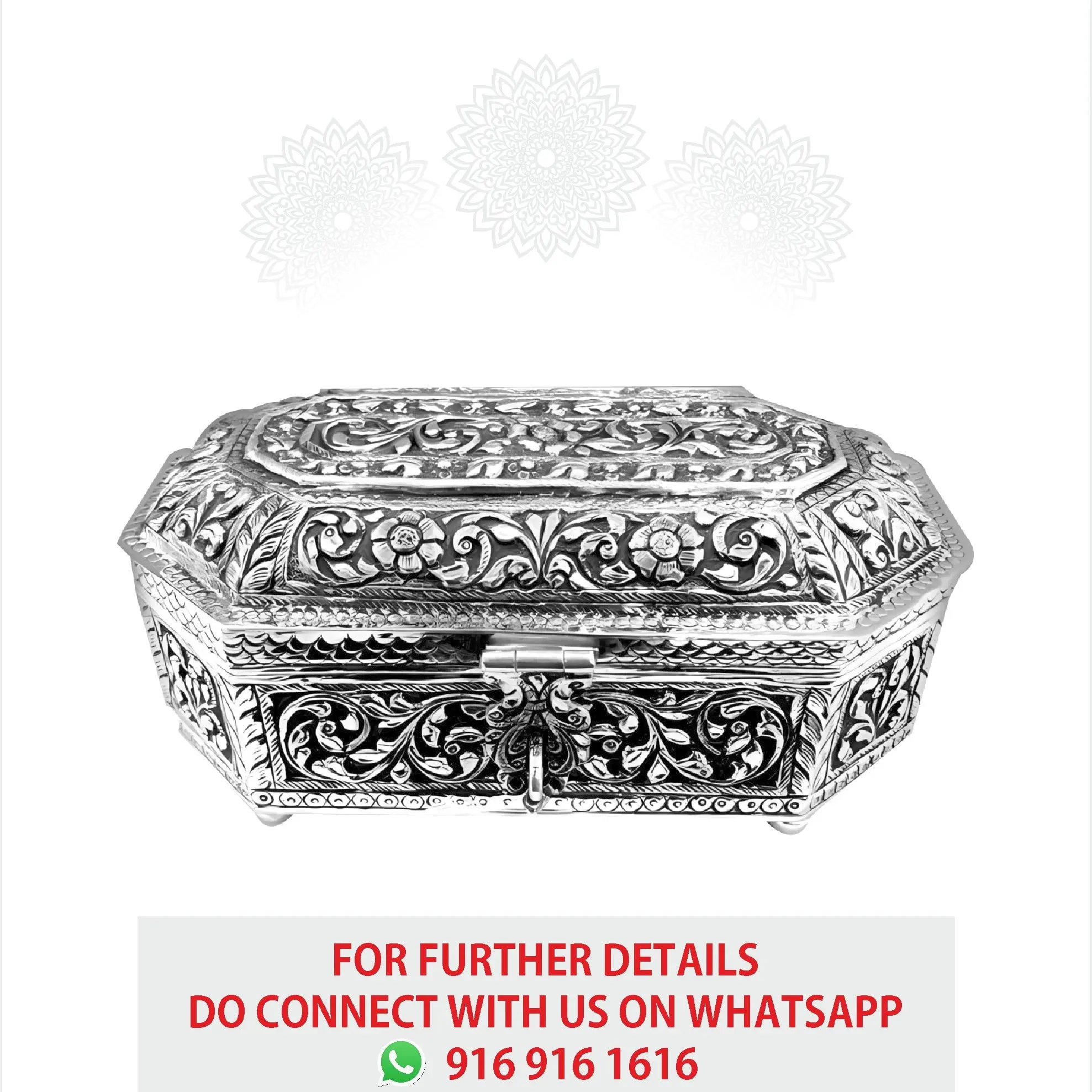 Leaf Flower Nakash Square Dry Fruit Box
