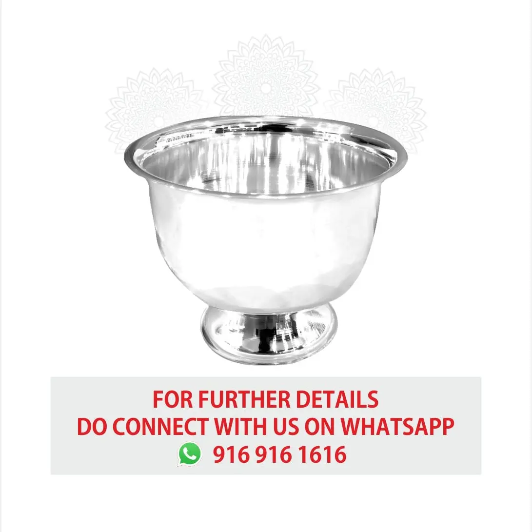 Plain Padam Bowl Silver Idol