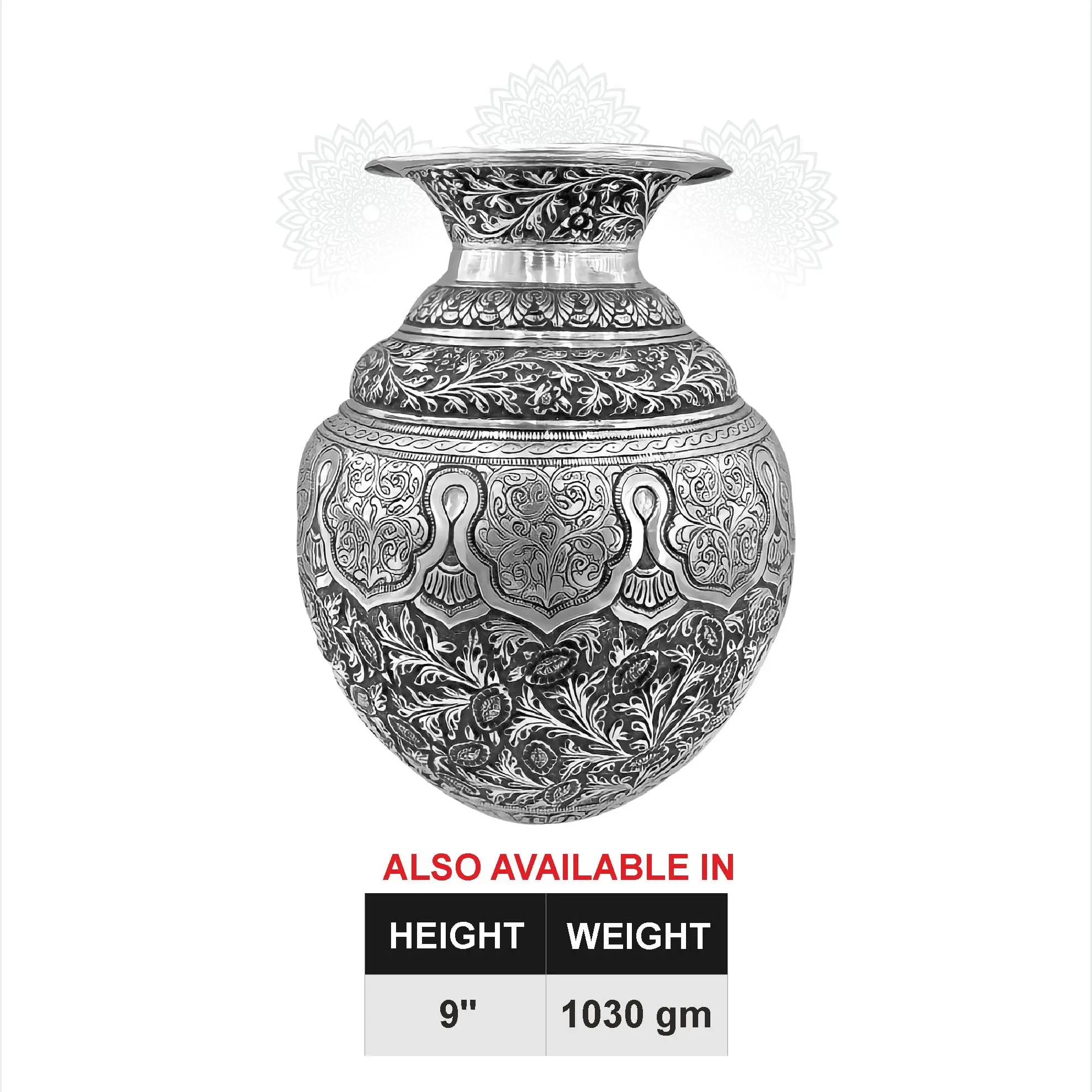 Flower Nakash Silver Flower Pot