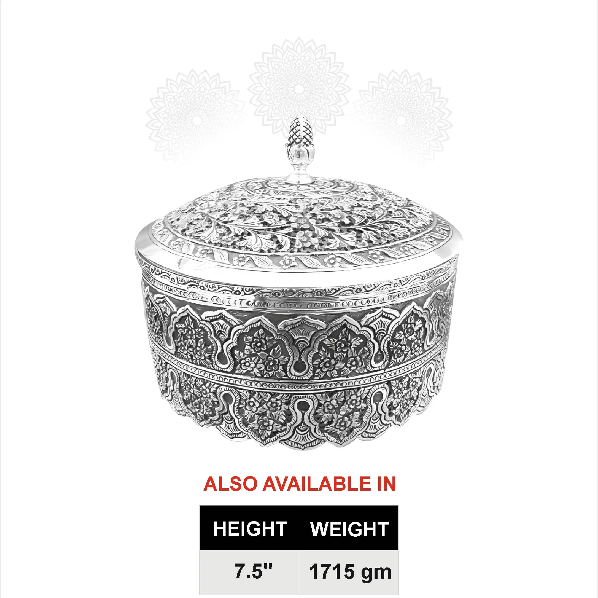 Round Crown Nakash Dry Fruit Box