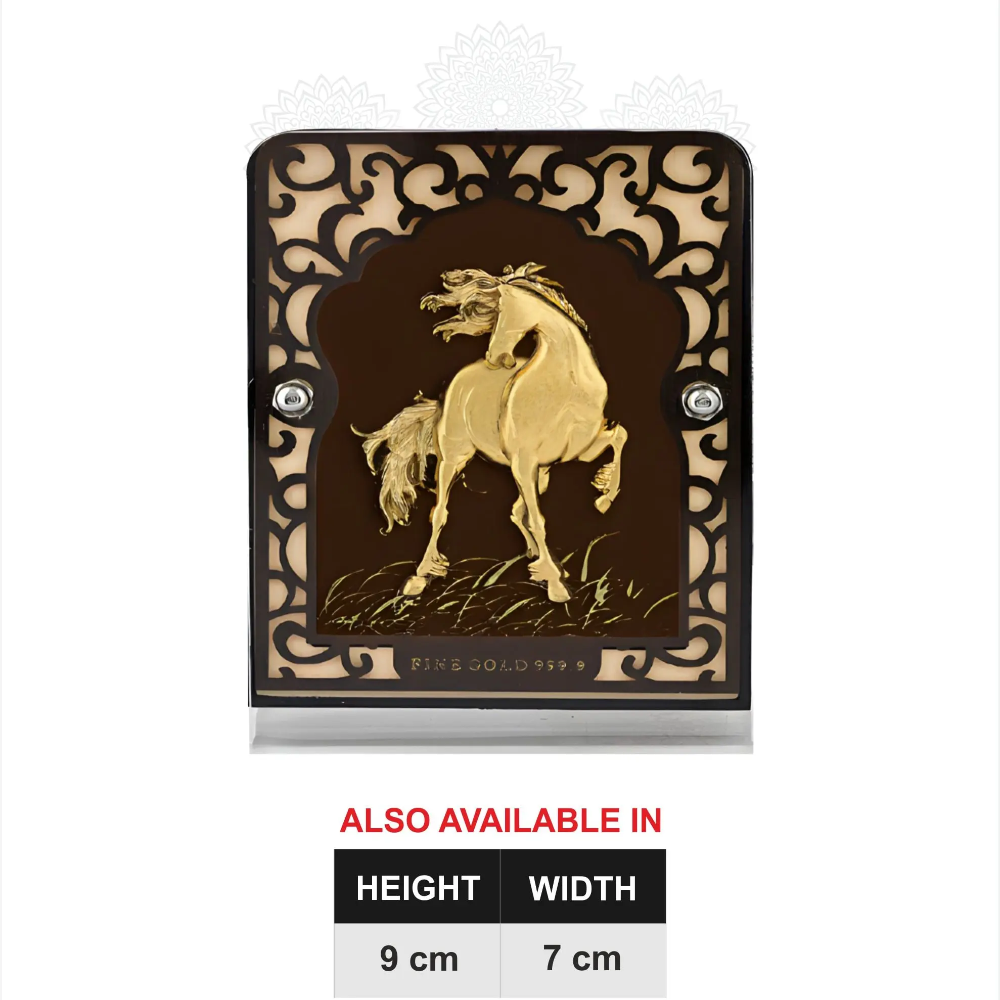 Horse Gold Frame