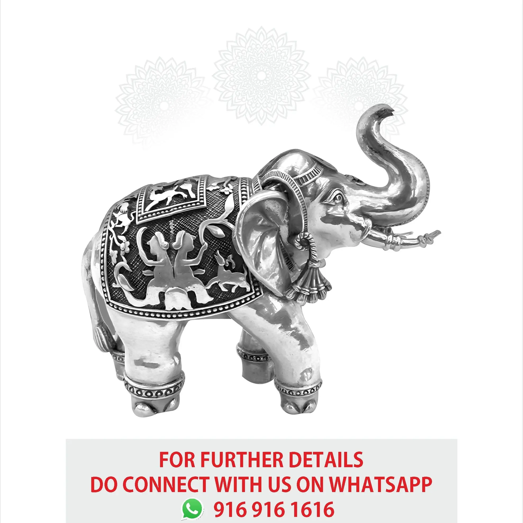 Nakash Elephant With Up Trunk