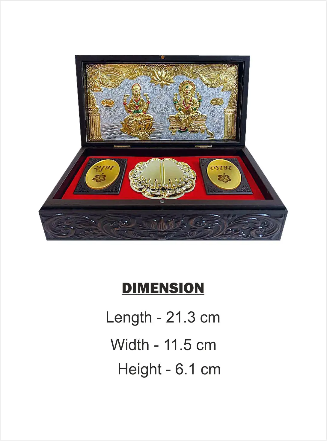 Corporate Lakshami Ganesh Charan Paduka Gift