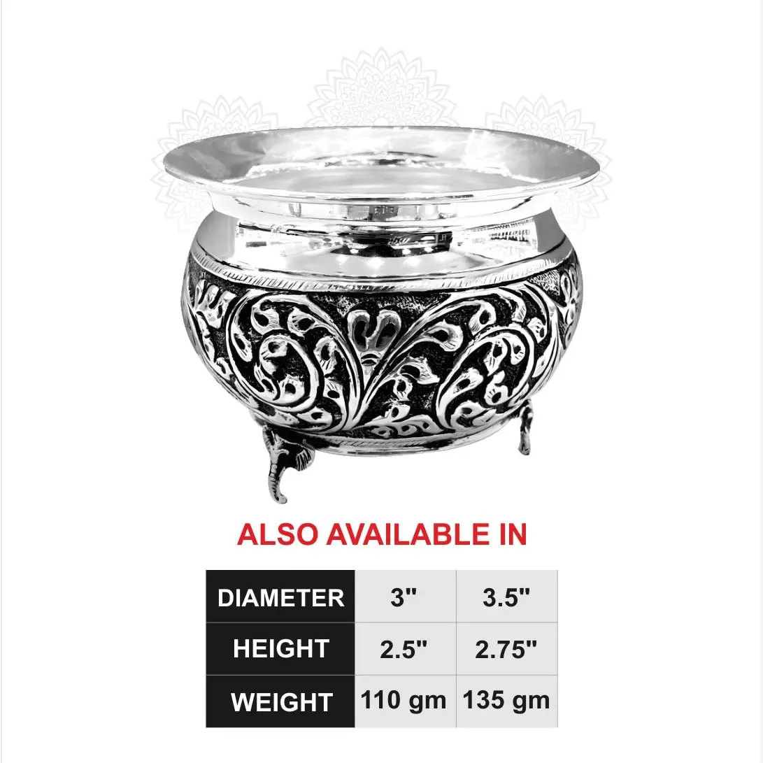 Elephant Leg Batlu Bowl Silver Idol